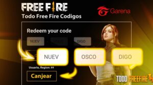 Lista de Códigos para Free Fire – ACTUALIZADOS